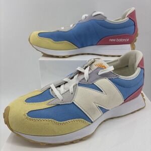 New Balance 327 Women 5.5Y Yellow Blue Red Retro Sneaker Multicolor GS327UT Read